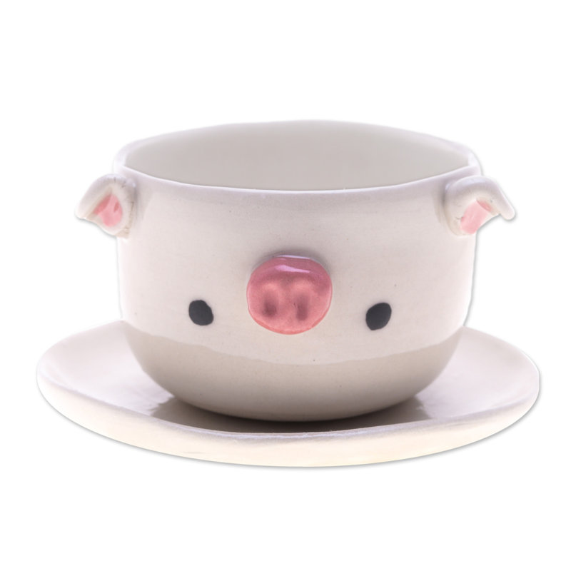 Petit pot de fleurs en porcelaine Harper