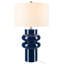 Lampe de table bleue 25,5 "Prickett