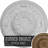 Endurathane Sellek Ceiling Medallion, 18 1/2"OD x 7/8"ID x 1 1/2"P (Fits Canopies up to 1 1/8")Hand-Painted Pale Gold Finish-28580479