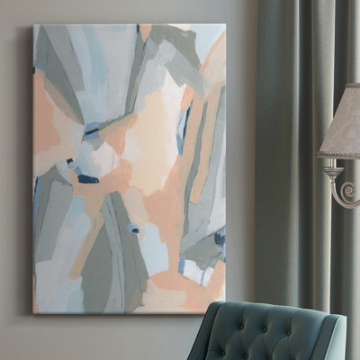 Pastel Cavern II - peinture sur toile tendue