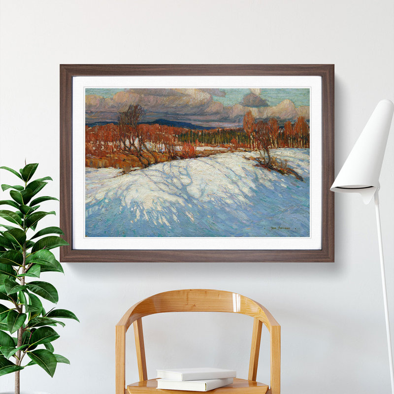 In Algonquin Park Vol.2 by Tom Thomson - Picture Frame Painting, 48cm H x 65cm W x 2cm D, Walnut Framed