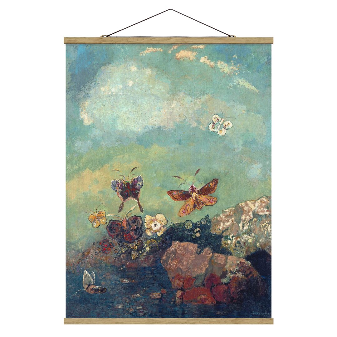 Stoffbild Butterflies von Odilon Redon