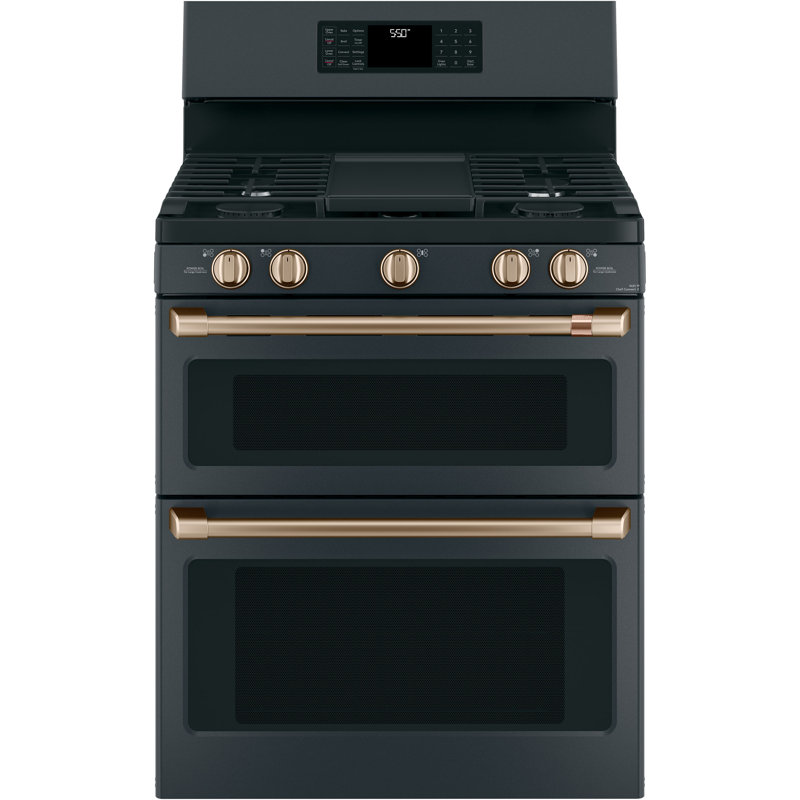 Freestanding Gas Range Handle Kit, Brushed Bronze