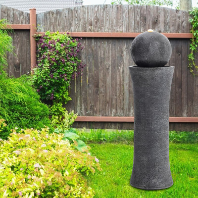 Outdoor Weather Resistant Column Fountain