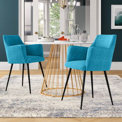 Chaise de salle à manger rembourrée Cedeno