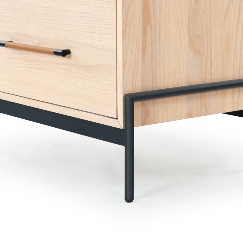 Chandri 2 - Drawer Nightstand, Oak/Black