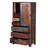 Eilidhi 32 " W Solid Wood TV Armoire-2080453148