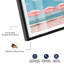 «Seaside Stripes Shadowbox Print» par Notoriart-116883321-116883326
