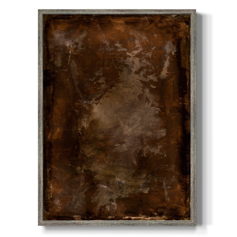 Rusty Steel II, reproduction encadrée - bois massif, H 11 po x l 9 po