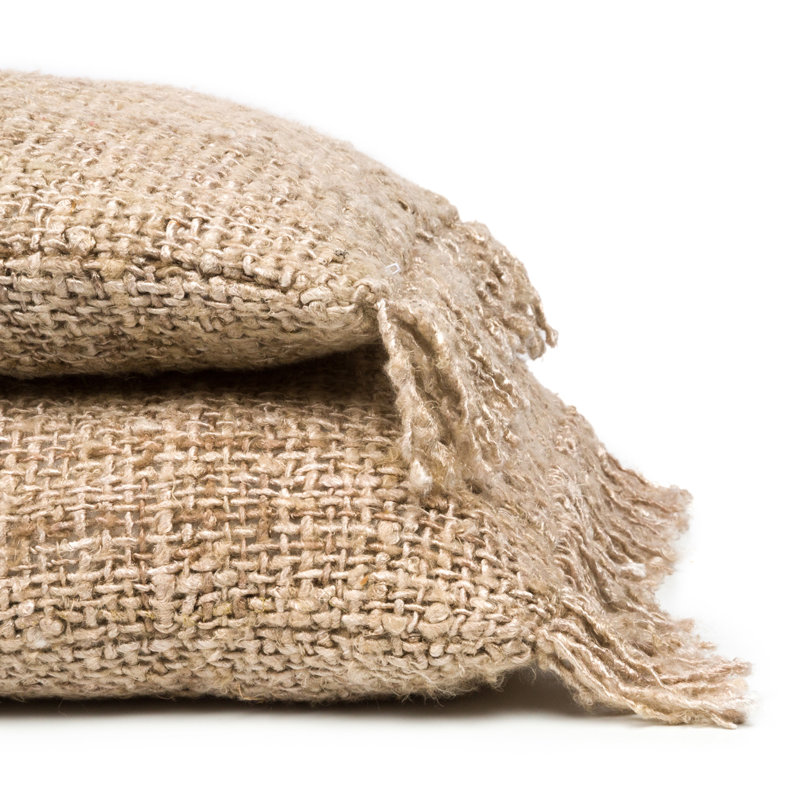 Rectangular Cushion Cover, Beige