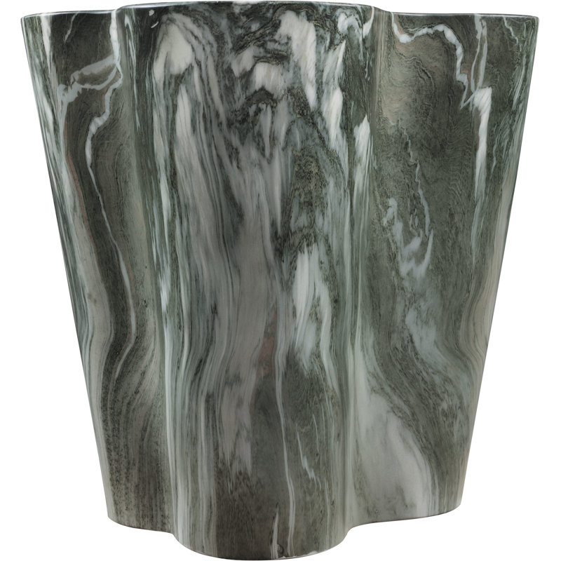 Barrett Slab Table, 22" H x 22" W x 18" D, Green