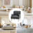 Wilkey Armchair with Tufted Back with Solid Wood Legs-2076704597