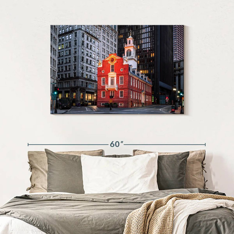 Lilie Old State House of Boston, H 30 po x l 45 po