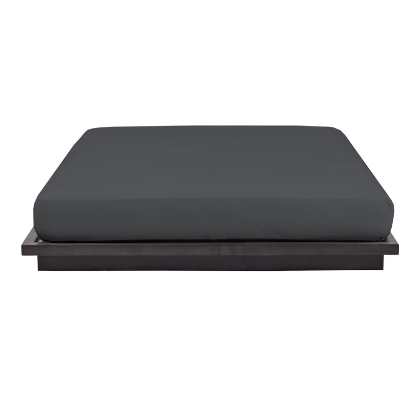 Drap-housse en microfibre , Drap-housse de taille simple, Gris