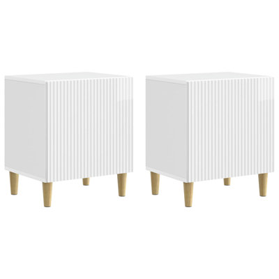 43cm W Manufactured Wood Bedside Table