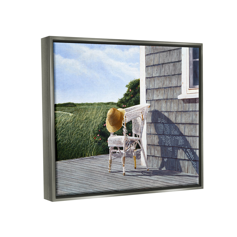 «Seaside Porch Landscape», par Tom Mielko, impression sur toile tendue, H 17 po x l 21 po x P 1,5 po