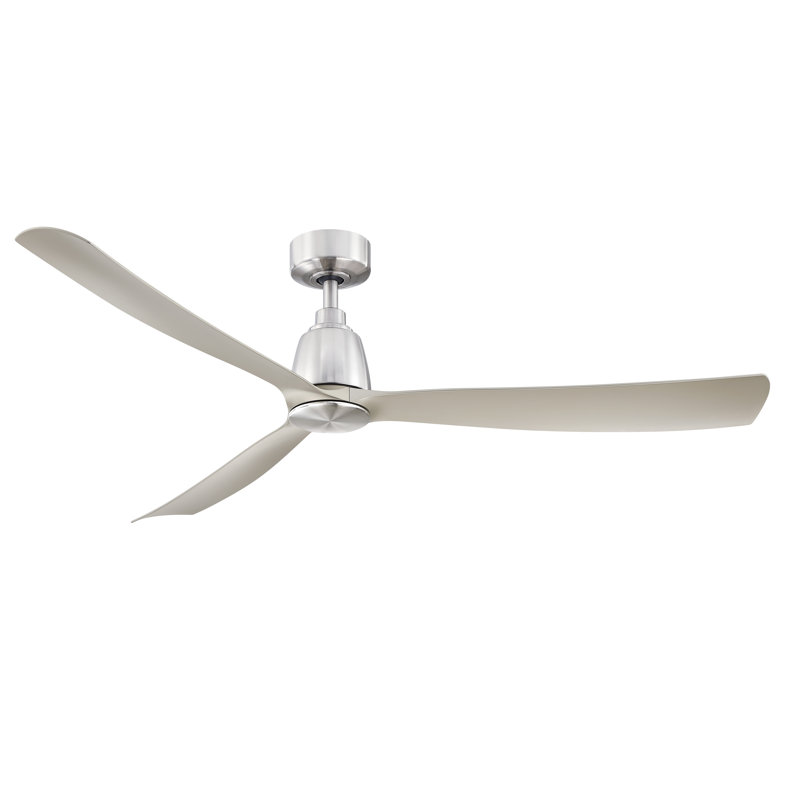 Kute 60 inch Indoor/Outdoor Ceiling Fan - Brushed Nickel with Brushed Nickel blades, Brushed Nickel, Brushed Nickel