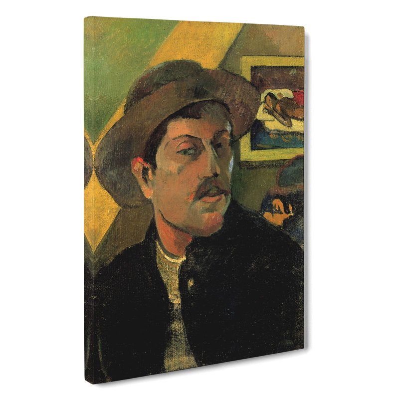 Self Portrait by Paul Gauguin - Wrapped Canvas Painting, 76cm H x 50cm W x 3cm D