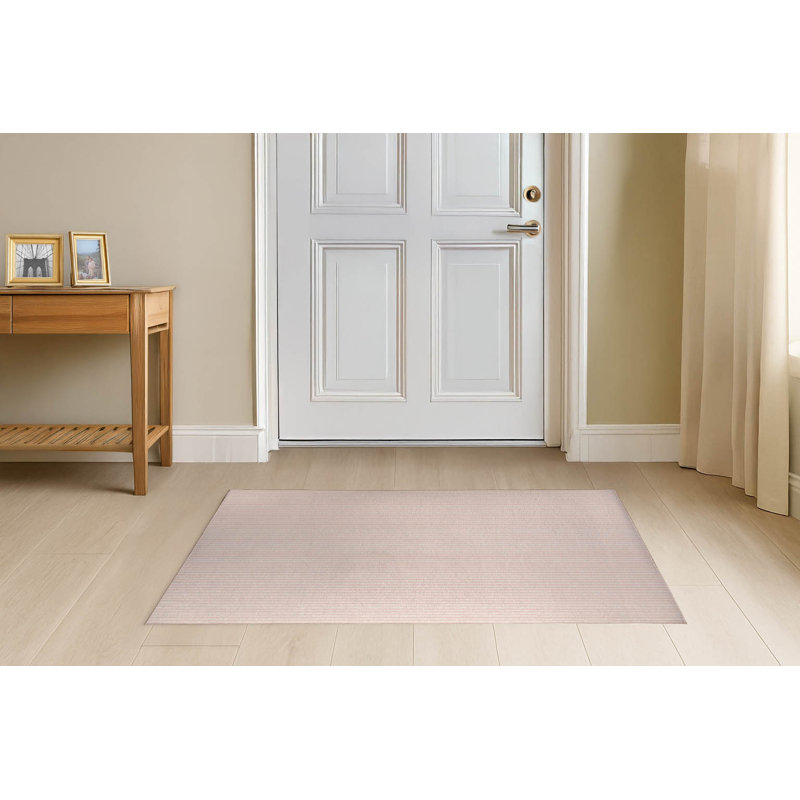 Paillasson Shallotte, L 36 po x L 60 po, Rose