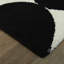 Tapis géométrique noir / crème Palmerston-1291296585