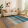 Premium Machine Washable Hooley AMF1735 Squares Rug
