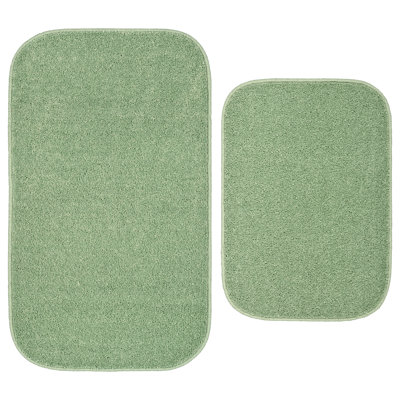Felia Nylon 2 Piece Bath Rug Set with Non-Slip Backing