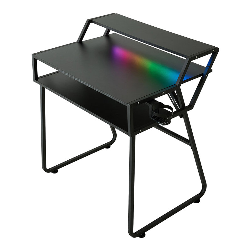 Adjustable Metal Base Computer Desk