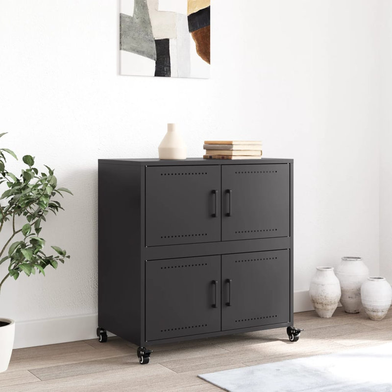 Alyesha Accent Cabinet, Black