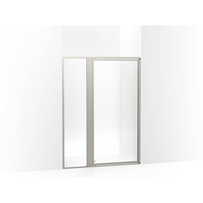 Attend 69" H Pivot Shower Door With 1/8"-Thick Glass