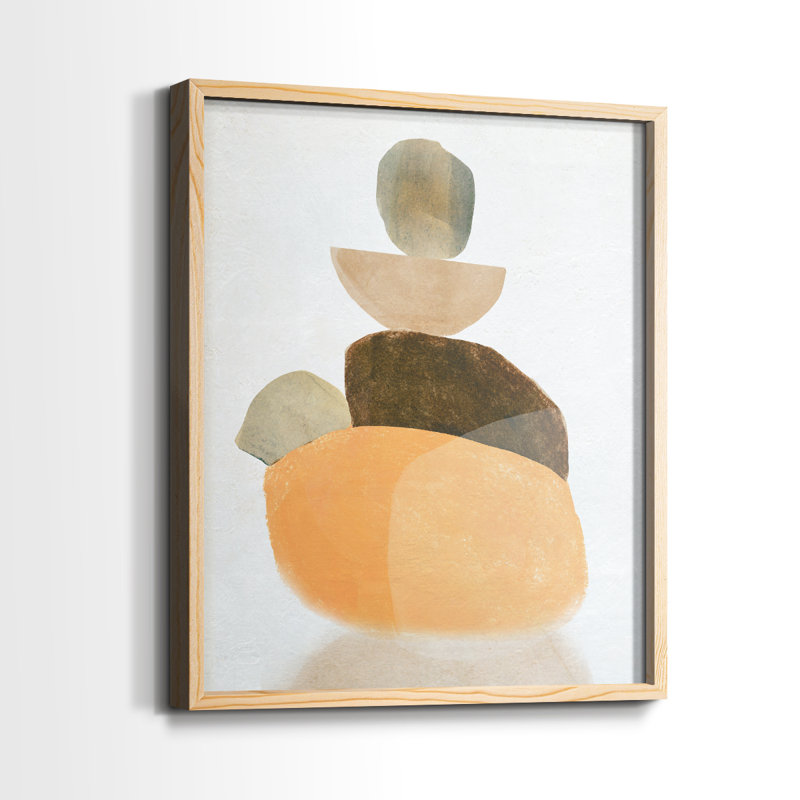 Tangerine Formation I, reproduction encadrée - bois massif, Naturel, H 11 po x l 9 po