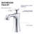 Yearby Single-Hole Single-handle Bathroom Faucet-55048341