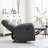 32.7'' Wide Modern and Soft Upholstered Manual Recliner (Set of 2)-594332637