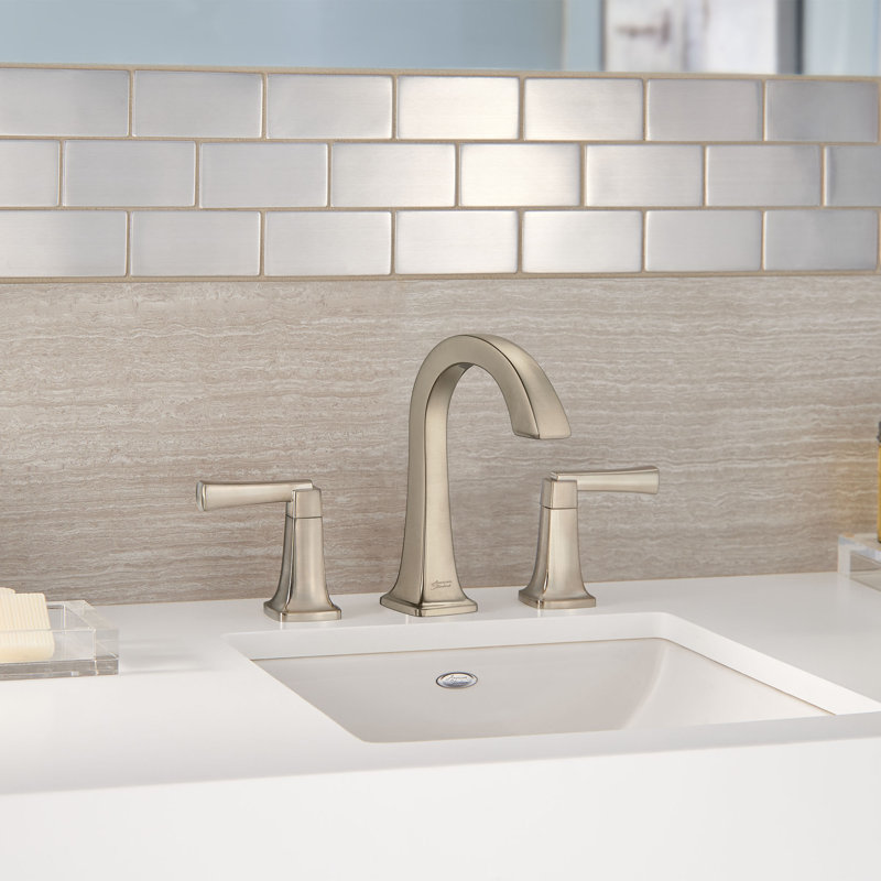 Townsend 2-handle Bathroom Faucet with Drain Assembly, Satin Nickel