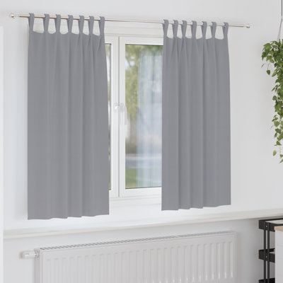 Curtains With Curtains 2 Pcs Polyester