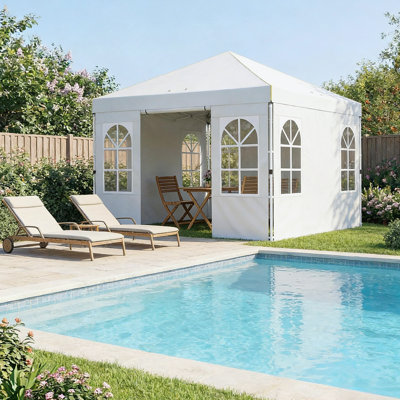 Stable Pop Up Canopy Tent, Portable Instant Shelter With UPF50+ Protection And Easy Setup For Outdoor Events