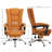 Vinsetto Executive Massage Office Chair With 4 Vibration And Heat, 3 Modes, PU Leather Swivel Chair With Adjustable Height, Reclining Back, And Footrest