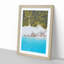 Palm Trees by the Beach in the Maldives - Picture Frame Painting Print-55578291-55578294