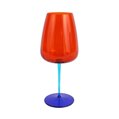 Pompidou Handmade Red Wine Glass
