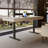 78.74"White Electric Height-Adjustable Desk-1345500488