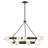 Selene 18 - Light Steel Dimmable Chandelier