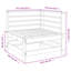 Fedele 63.5cm Wide Rectangle Patio Sofa