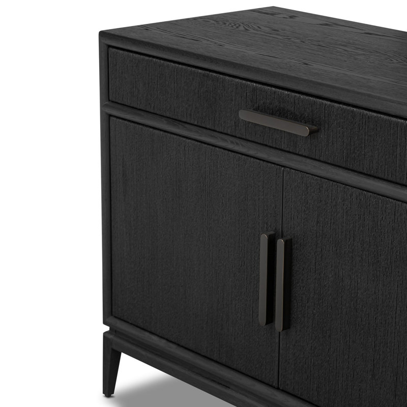 Rosenell Sideboard-Black Oak Veneer, Black