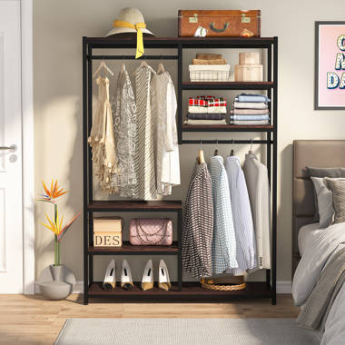 Aubree 47 W Closet System Dotted Line Finish: White