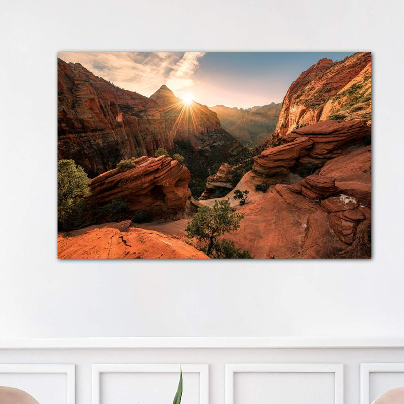 Zion by Stefan Hefele - Wrapped Canvas Print, 66.04 cm H x 45.72 cm W x 1.91 cm D
