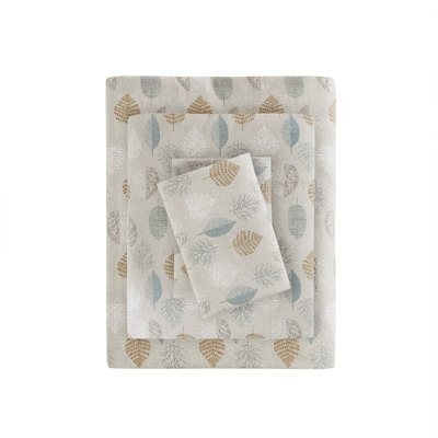 Gracie Mills Paradise Flannel Printed Sheet Set