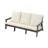 3 Seater Sofa With Cushion,  Outdoor Garden Sofa, Sofa Set For Porch, Poolside, Terrace, And Yard-2025348368