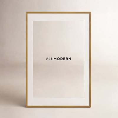 Willin Solid Wood Picture Frame with Mat