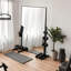 Oversized Rectangle Metal Framed Full Length Floor Mirror with Stand, Wall Mounted or Leaning Mirror for Bedroom, Home Gym, Living Room, Entryway-985020267-985020268