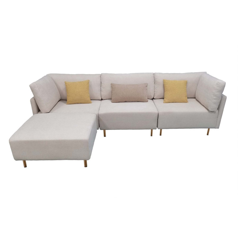 SOFA;SECTIONAL SOFA;SEPARABLE;EQUIPPED WITH PILLOWS