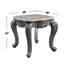 Table de bout rectangulaire transitionnelle avec plateau en marbre naturel Handson